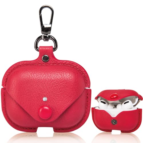 Étui Airpods Pro 2ème génération en cuir PU haut de gamme antichoc élégant