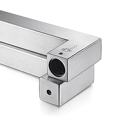 Togu Tg-R3030 Heavy Duty Commercial Grade 900Mm/36 Inches Square/Rectangle Shape Solid 1.2Mm Thick Stainless Steel 304 Push Pull Door Handle, Full Brushed Stainless Steel Finish #TOP4