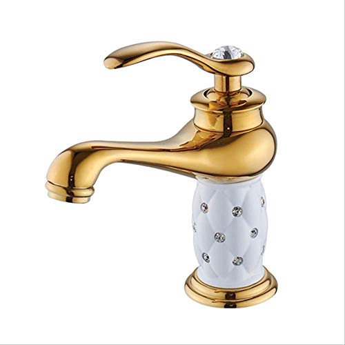 Mitigeur chaud froid élégant pour lavabo avec finition chrome antique durable