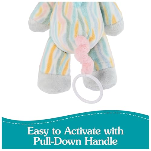 GUND Baby Safari Friends Zebra Pull-Down Musical Plush, Travel Friendly Sensory Toy with Stroller Loop for Ages 0 and Up, Rainbow, 12” by GUND - Image 3
