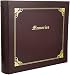 Pioneer 12 Inch by 12 Inch 3-Ring Sewn Italian Cover Scrapbook Binder, Burgundy