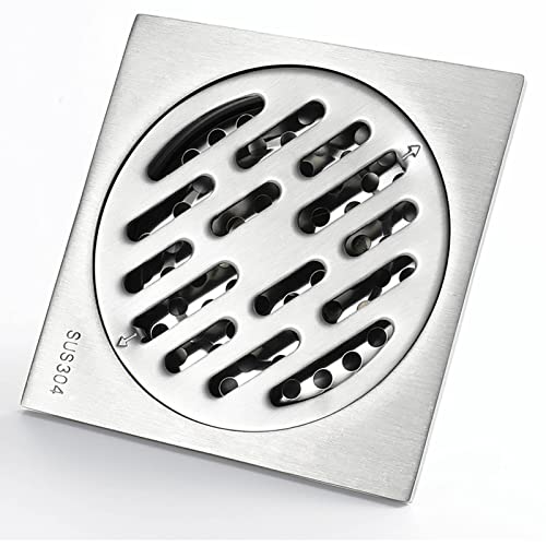 Drain de douche en acier inoxydable 304 avec finition brossée durable - 5