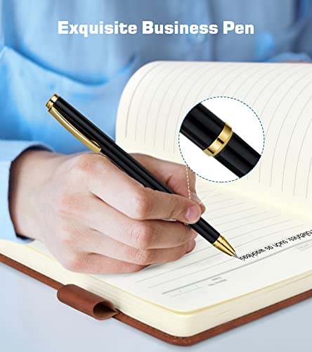 Brown Leather Lined Journal Notebook With Pen - 160 Pages 100 Gsm Thick Paper,A5 Hardcover Travel Diary Journal For Writing, Business, Men & Women - College Ruled Notebooks For Note Taking - 5.7 X 8.2 Inchs #TOP3