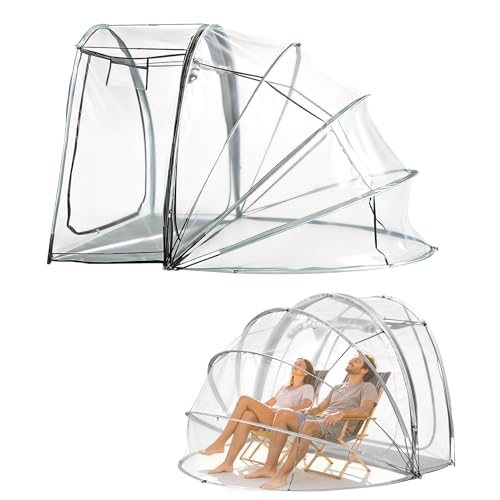 Transparent Bubble Tent for 4 Persons, Portable Camping Dome...