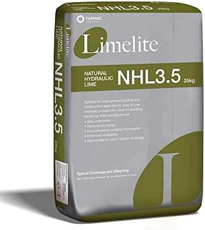 Limelite Hydraulic Lime NHL 3.5 25Kg bag