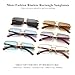 Gleyemor Mens Sunglasses Fashion Rimless Rectangle Sunglasses Square Frameless Sunglasses for Men (Gold/Gradient Blue)