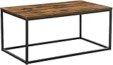 So geräumig, so praktisch: Dank des offenen Designs bietet dieser Tisch viel Platz (100 x 55 x 45 cm) unter der Tischplatte.