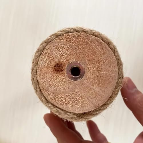 Generic 3-CMDL 1Pc Cat Scratching Post Cat Tree Sisal Solid Wood Diy Cat Climbing Frame Replacement Post Accessories Kitten Toy Pet Furniture thumb #6