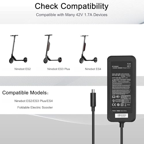 42 V oplader voor Segway Ninebot ES2/ES3 Plus/ES4 D18 D28 D38 D40 E22 E25 E45D F20 F30 F40 F25 ES1 ES2 ES3 ES4 Segway Ninebot F2 E2 Pro oplader - Afbeelding 4