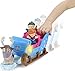 Fisher-Price Disney GGV30 Frozen Kristoff's Sleigh by Little People, Multi Color