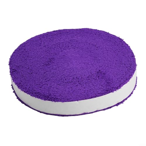 Bande antidérapante en microfibre pour raquettes de badminton et de tennis, absorbant la transpiration pour améliorer la stabilité et le confort de la raquette (violet)