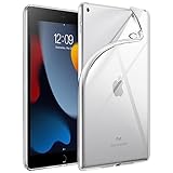 JETech iPad 9/8/7 ケース (10.2インチ、2021/2020/2019モデル、第9/8/7世代用) ソフトTPU 透明 スリム 耐衝撃 タブレットカバー (クリア)