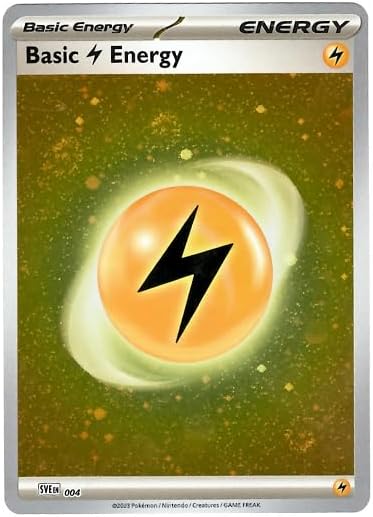 Pokemon - Tarjeta de energía Lightning SVE 004 - Pokemon 151 - Lámina holográfica cósmica