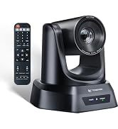 TONGVEO 10 x optische zoom HDMI/USB PTZ camera 1080p 60fps conferentiecamera voor OBS vMix YouTub...