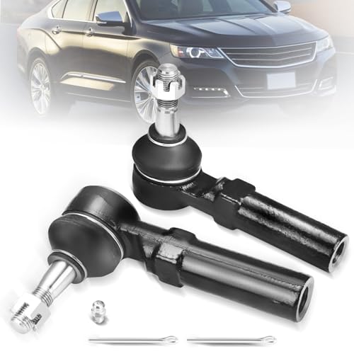 2pc ES3459 Front Outer Tie Rod End 1997-2004 Buick Century