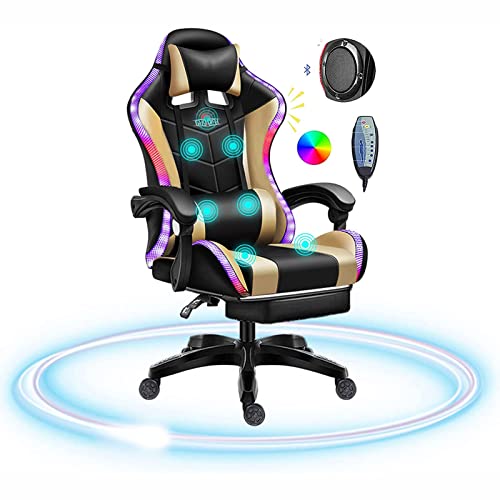 Fauteuil gaming avec massage complet résolvez le mal de dos devant votre ordinateur