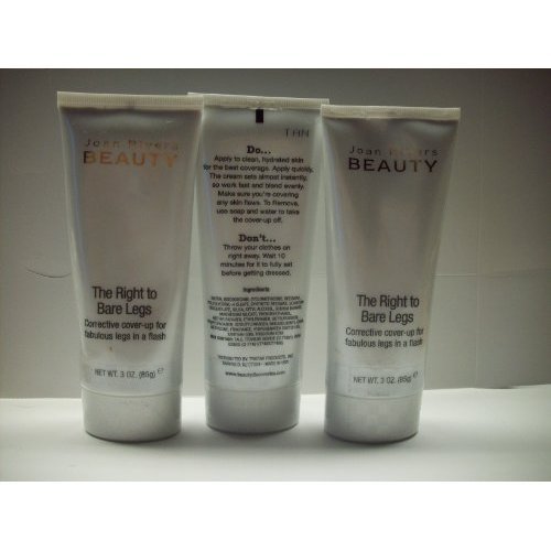 Buy Joan Rivers BeautyThe Right to Bare Legs Corrective Cover Up TAN (Pack of 3) Online at Low