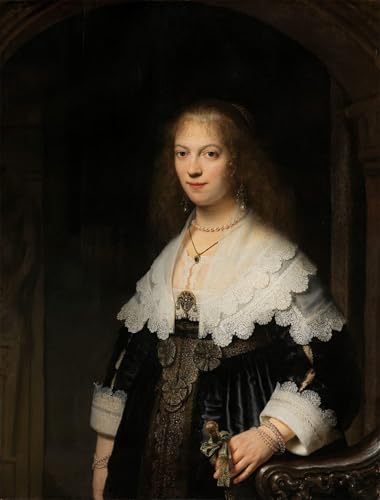 Cuadro Rembrandt Maria Trip soluciona paredes vacías con arte clásico