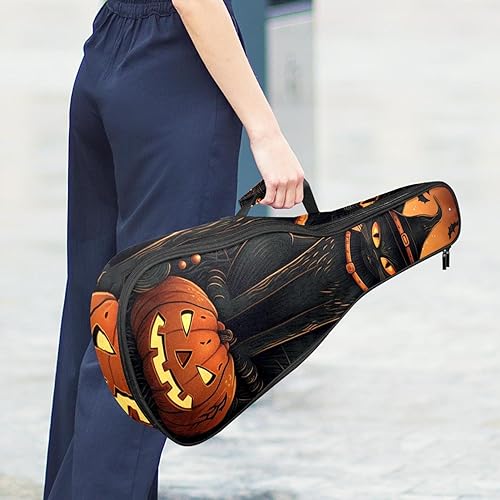 Waterproof Oxford Cloth Ukulele Bag Fairy with Bird and Flower Durable & Stylish Ukulele Case with Storage Halloween Cat - Les Beatles, Paul McCartney, John Lennon, RIngo Starr, George Harrison Waterproof Oxford Cloth Ukulele Bag Fairy with Bird and Flower Durable & Stylish Ukulele Case with Storage Halloween Cat – Image 7