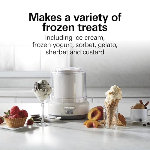 Hamilton Beach Automatic Electric Ice Cream Maker & Frozen Yogurt Machine - image 4