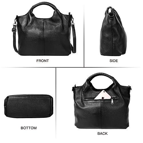 Queenoris Soft Leather Purses And Handbags For Women, Medium Shoulder Bags Organizer Top Handle Satchel #TOP5