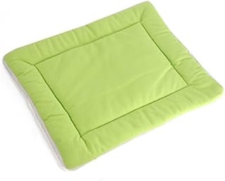 YIDEA Flat Fleece Pet Crate Bed For Dog and Cat, Green,26