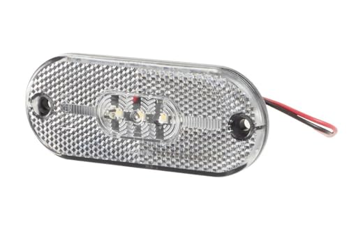 HELLA VALUEFIT 2PG 357 009-021 Positionsleuchte - Begrenzungsleuchte - Anhänger - Wohnwagen - LED - 12V - Anbau/Schraubanschluss - Lichtscheibenfarbe: glasklar - vorne - Menge: 1