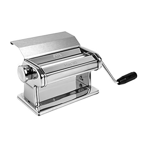 Marcato 8405 Atlas 180 180mm Machine with Slide, Alloy Steel Aluminium Cover