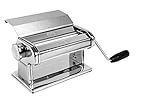 MARCATO Made in Italy Atlas 180 Slide Manual Pasta Machine, Chrome Steel. Good for Pasta, Bread and Cake Decoration