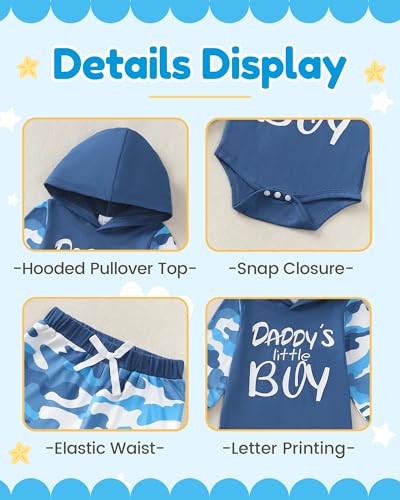 NZRVAWS Newborn Baby Boy Clothes Infant Boy Clothing Hoodie Sweatshirt Long Pants Outfit Set Fall Winter 0-18M4