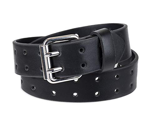 Dickies Boy's Leather Double Prong Belt2