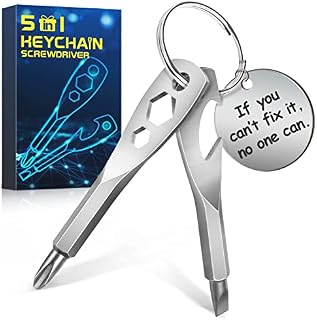 Dad Gifts for Men - Bottle Opener Multi Tool Keyring from Daughter Gift for Uncel Boyfriend Husband Birthday Christmas Presents Secret Santa DIY Tool Gadgets Christmas Stocking Fillers Advent Calendar