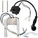 QAZAKY CDI Ignition Coil + Magneto Coil for 49cc 50cc 60cc 80cc 2-Stroke Engines Motor Motorized Bicycle Bike