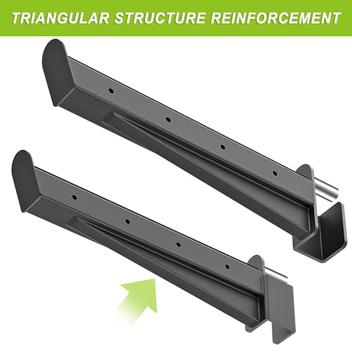 Kipika Power Rack Attachment for 5/8" & 1" Holes - Heavy Duty Home Gym Equipment for 2x2 or 3x3 Squat Rack, Adjustable and Easy to Install - Image 5