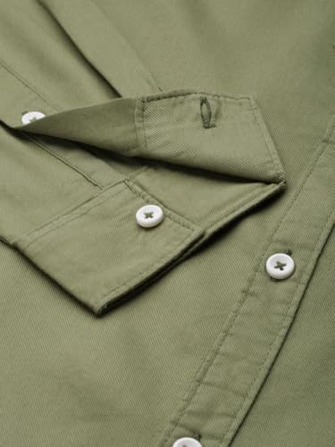 Image of The Indian Garage Co Men Slim Fit Placement Embroidered Full Sleeves Cutaway Collar Casual Shirt