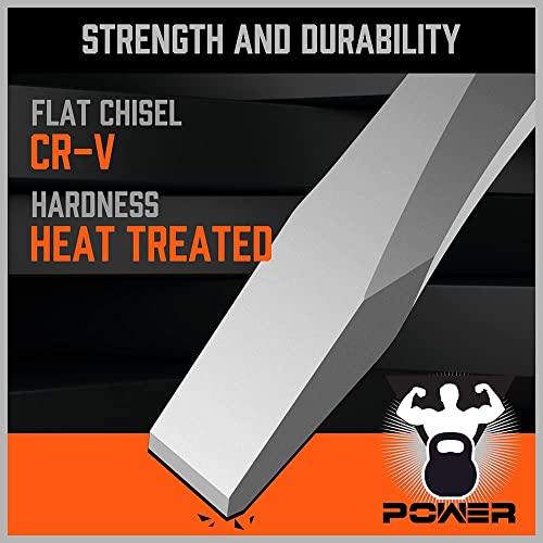 HORUSDY 28-Piece Heavy Duty Punch and Chisel Set, Including Taper, Cold Chisels, Pin, Center Punch