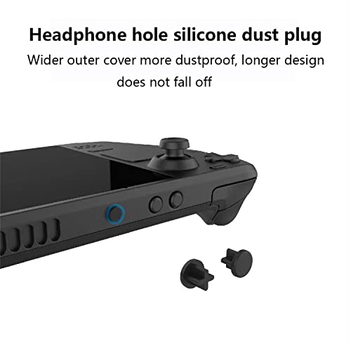 16 In 1 Accessorries Kit For Steam Deck, 2X Touchpad Protection Sticker, 4X Key Protection Sticker, 2X Headphone Jack Dust Plug, 2X Type C Dust Plug, 2X Dust Filter, 4X Conductive Silicone Rocker Cap #TOP4