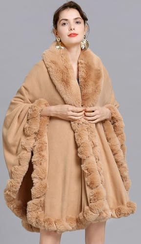 Faux Fur Shawls and Wraps Bridal Ponchos for Women Fur Coat Wedding Party Fur Stole Wraps Evening Dresses Pashmina Cape4