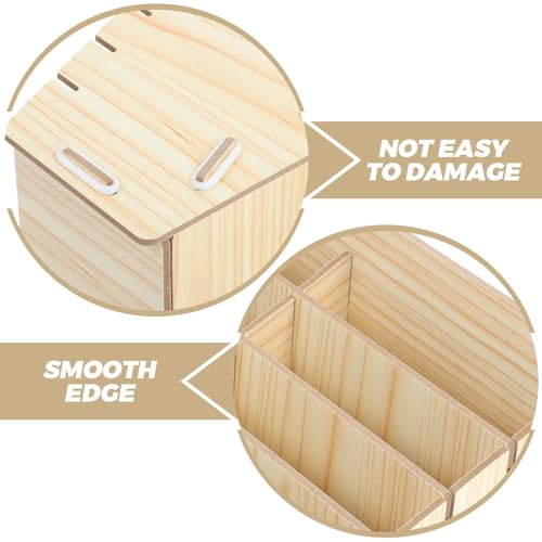 Organisateur portable en bois structure stable 45 compartiments - 4