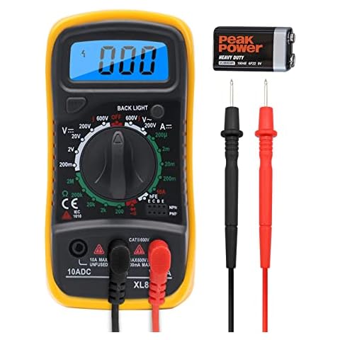 Mengtech Digital Multimeter, digital tester measures AC / DC voltage Cover