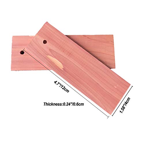 Homedo Cedar Sachets Bags, Cedar Chips For Closets And Drawers, Cedar Blocks For Clothes Storage, Cedar Wood Blocks Hanger (Cedar Hangs-50Pack) #TOP5