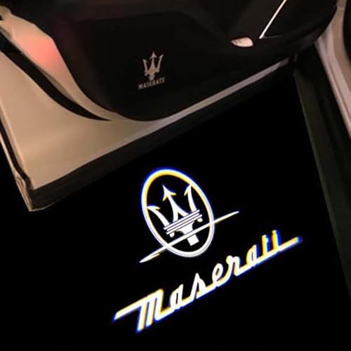 【Veicoli applicabili】Luce Benvenuto Portiera Dell'auto per Maserati Grecale/Quattroporte/Levante/Ghibli