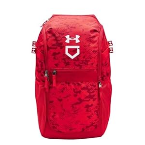 Under Armour Unisex-Adult Utility Baseball Backpack Print, (602) Red / / White, One Size Fits All product image