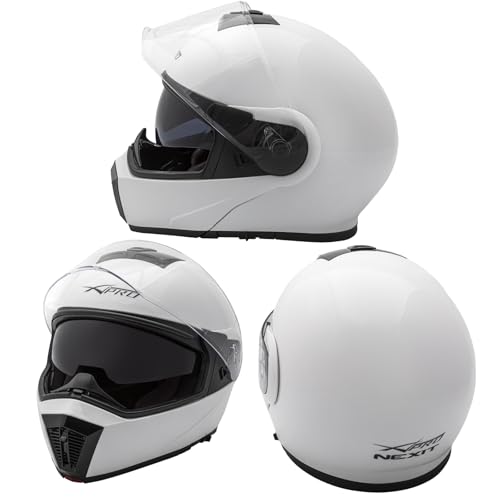 Nexit Professional Modular Helmet Anti-scratch Visor Motorcycle White L