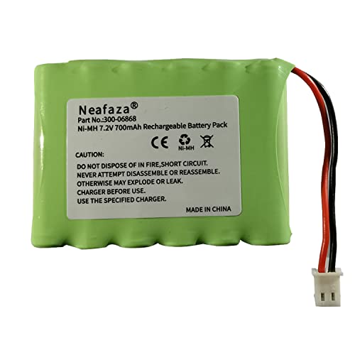 NEAFAZA 300-06868 Battery 7.2V 700mAh Compatible with Touchpad Home Security Intrusion WLTP100 8DLLKP500 8DLTSSCBASE1 8DLWLTP100 Lyric TSS Keypad
