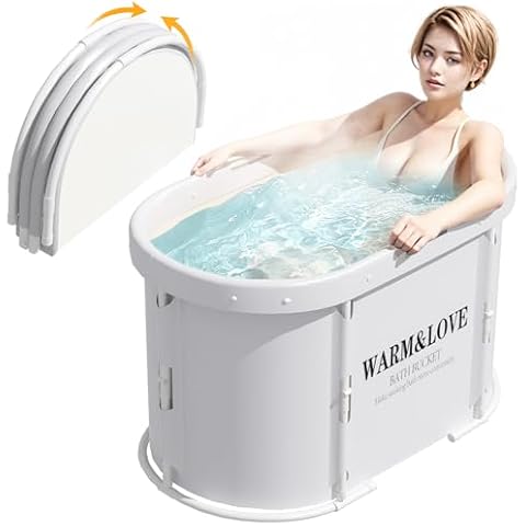 MYGIIVOVO Portable Foldable Bathtub for Home Cover
