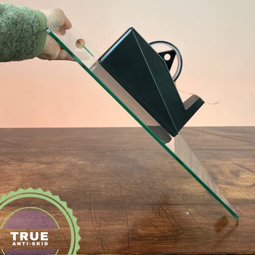 Echomerx Large True-Weighted Heat Tape Dispenser For One-Handed Dispensing - Save Hand To Pull And Tear Heat Tape For Sublimation, Heavy Duty, 1 And 3 Inch Tight Core, Anti-Skid, Black Base #TOP2