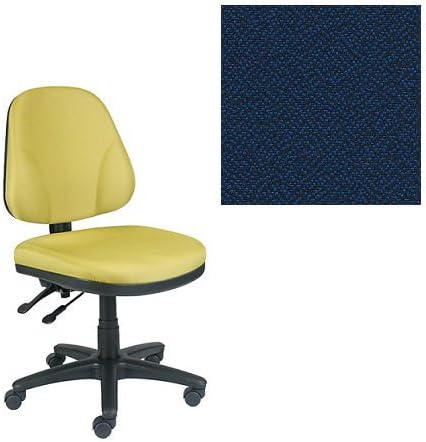 Office Master BC Collection BC48 Ergonomic Task Chair - No Armrests - Grade 1 Fabric - Spice Juniper Blue 1164 Plus Ergonomics eBook