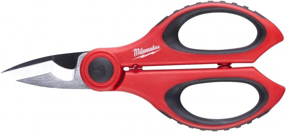 Milwaukee Electrician's Scissors with Storage