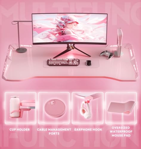 Image of Dowinx Gaming Table (Pink)